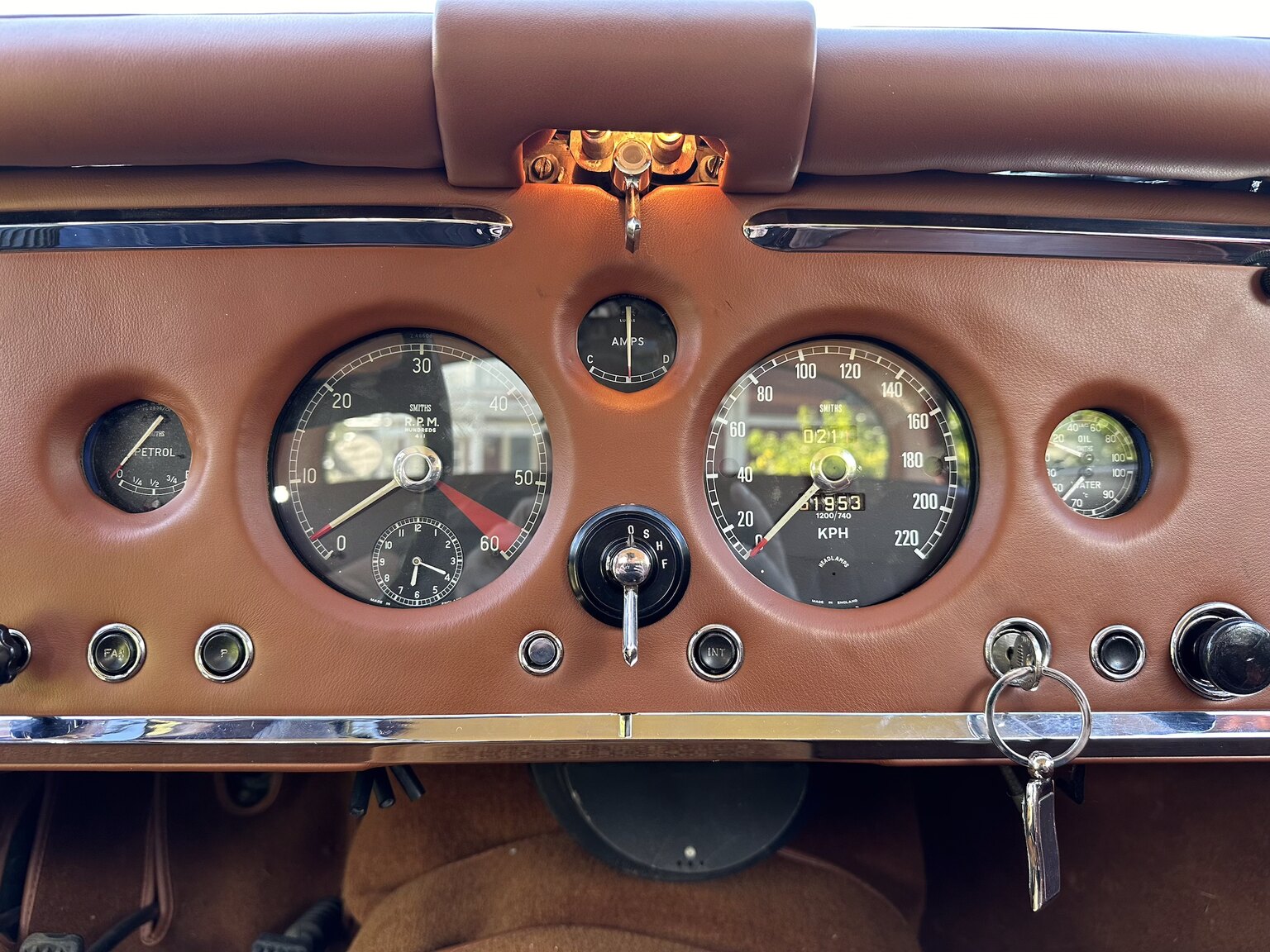 Interior image of 1958 Jaguar XK150