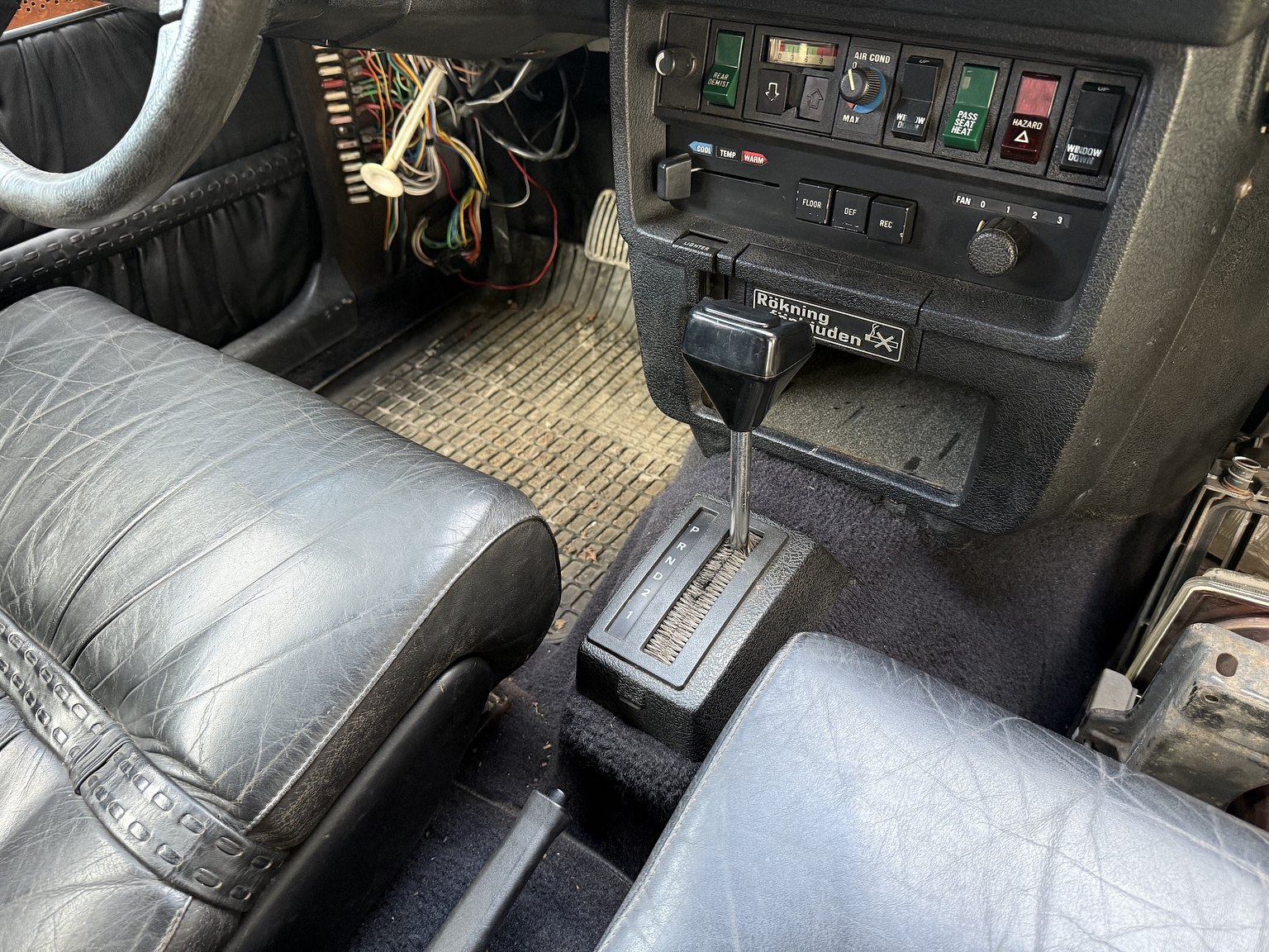 Interiörbild 1979 Volvo 262 C 2.8 V6 Automatisk