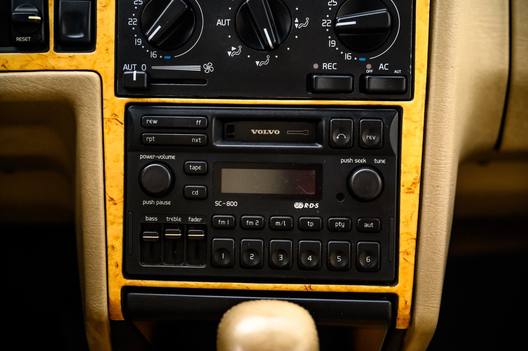 Interiörbild 1996 Volvo 850 R