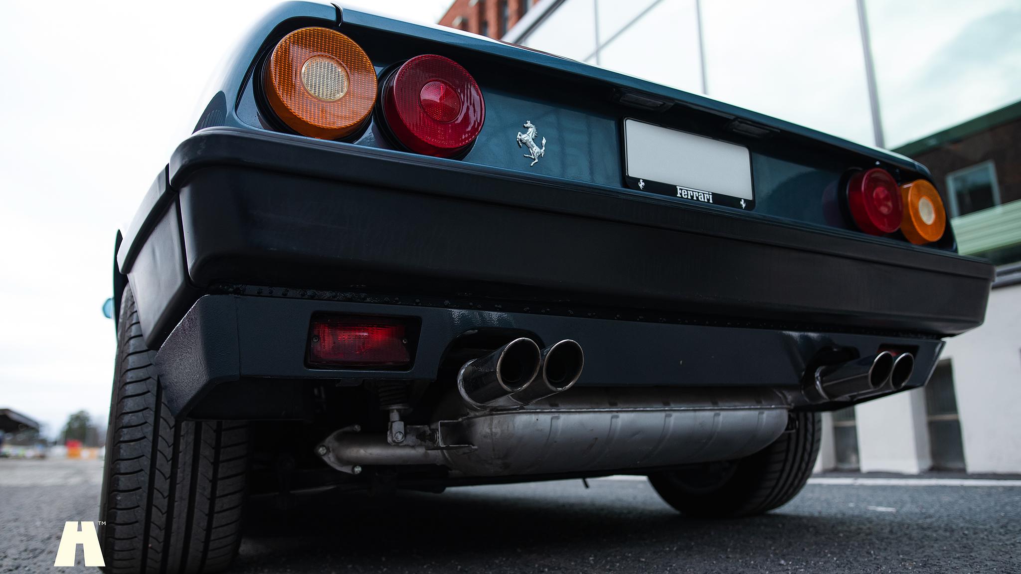 Exteriörbild på 1985 Ferrari Mondial Quattrovalvole Design by Pininfarina (56)