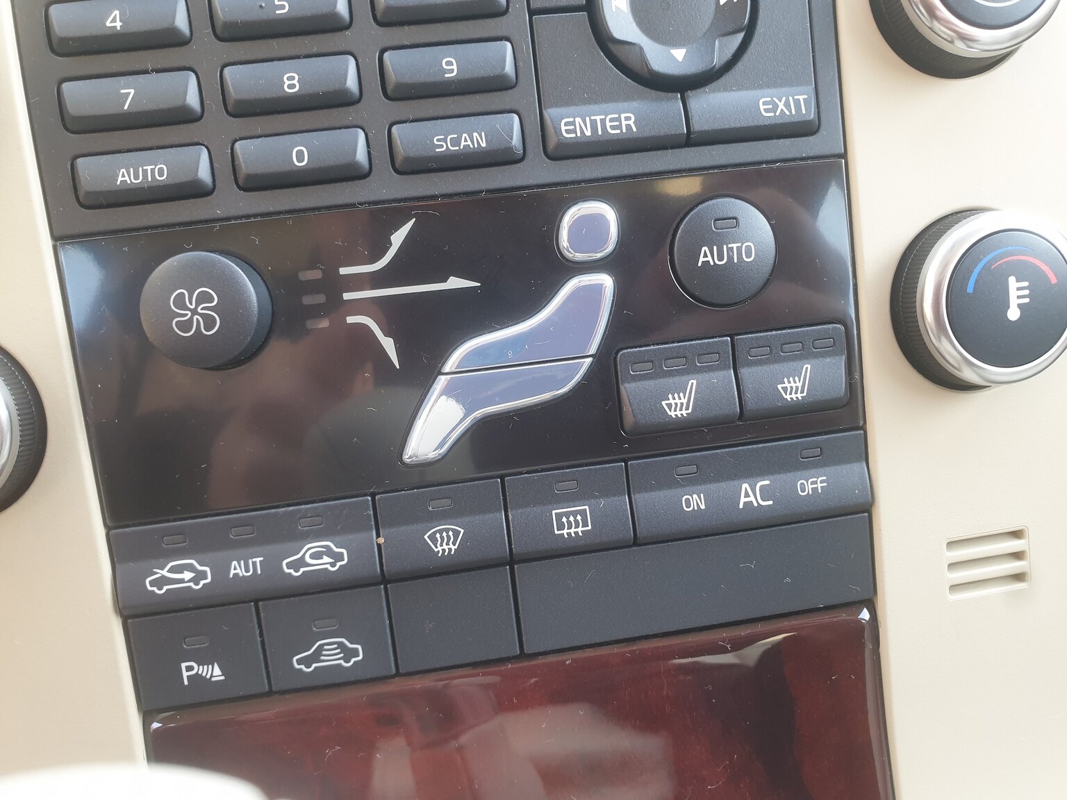 Interiörbild 2008 Volvo S80 2.5T