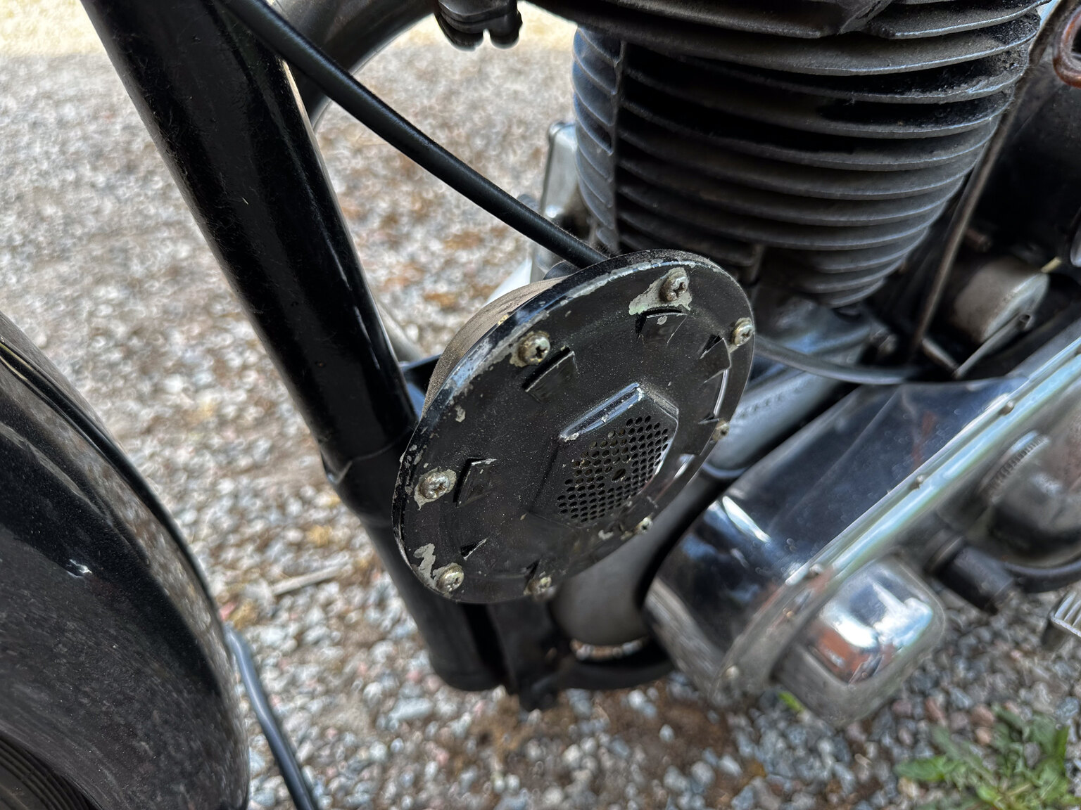 Image of 1943 BSA 500 mechanics