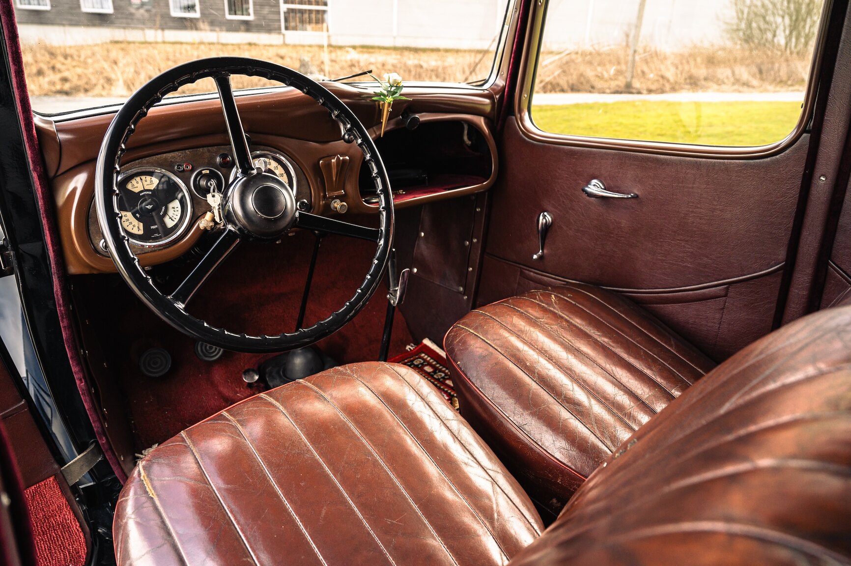 Innenraumfoto von 1937 Austin Ten-Four 10-4