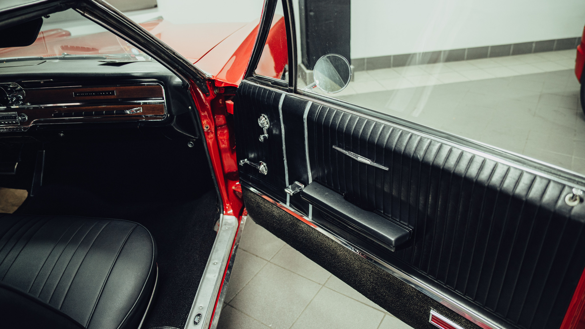 Interiörbild 1965 Pontiac Bonneville Cabriolet 6.4 V8