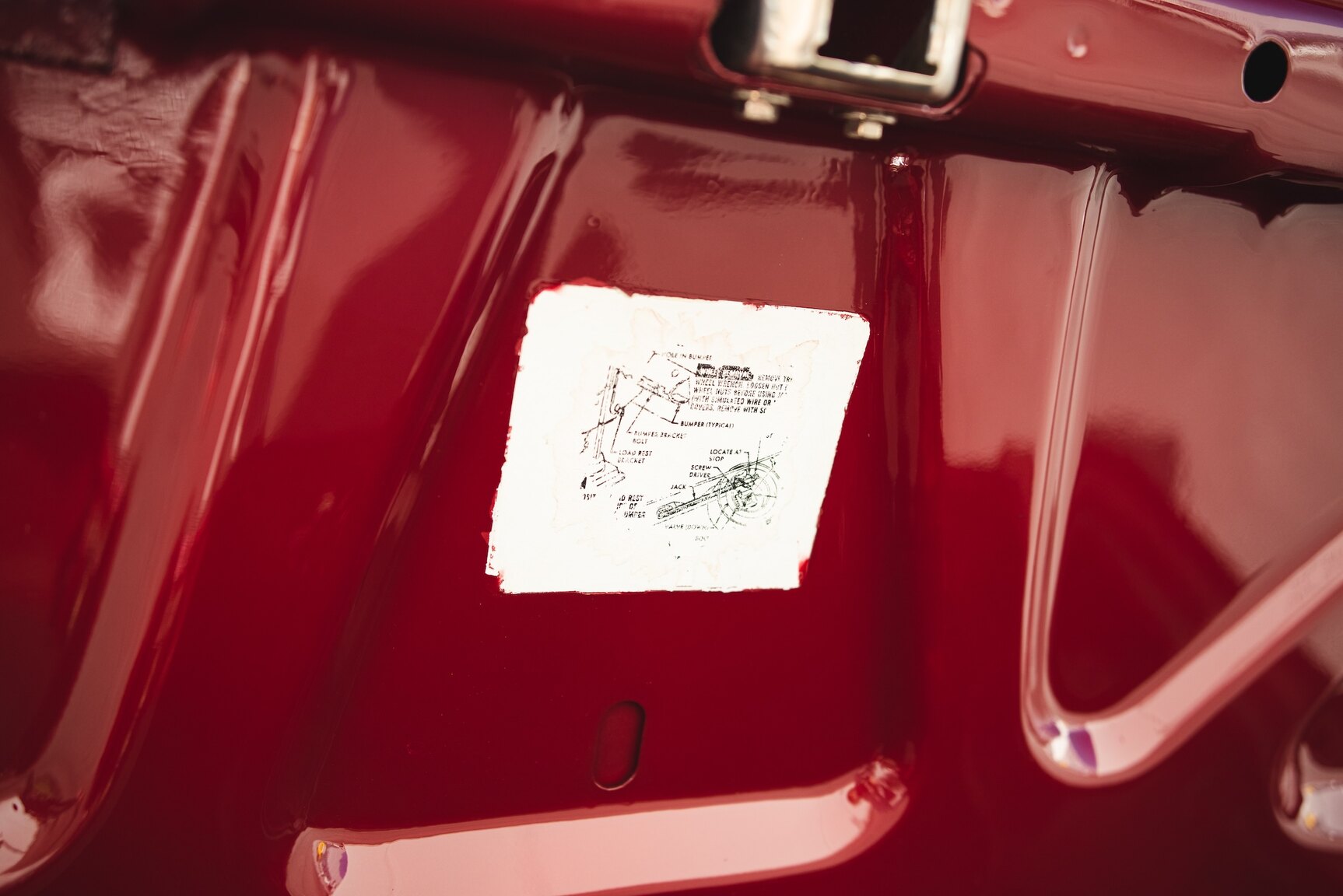 Interiörbild 1967 Chevrolet Camaro