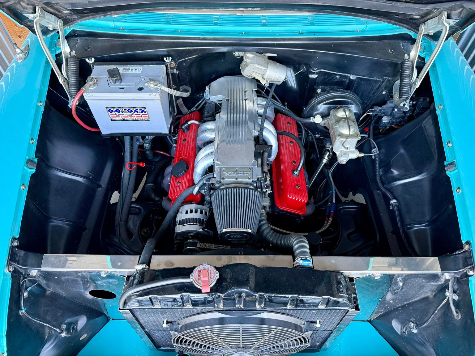 Image of 1956 Chevrolet Bel Air Sport Coupé LT1 – NO RESERVE mechanics (3)