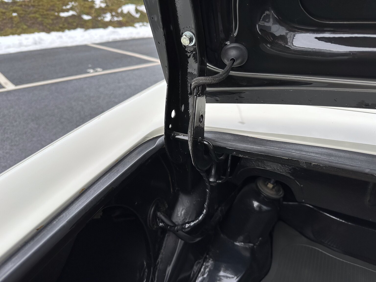 Interiörbild 1968 Mercedes Benz SL 280 Pagoda