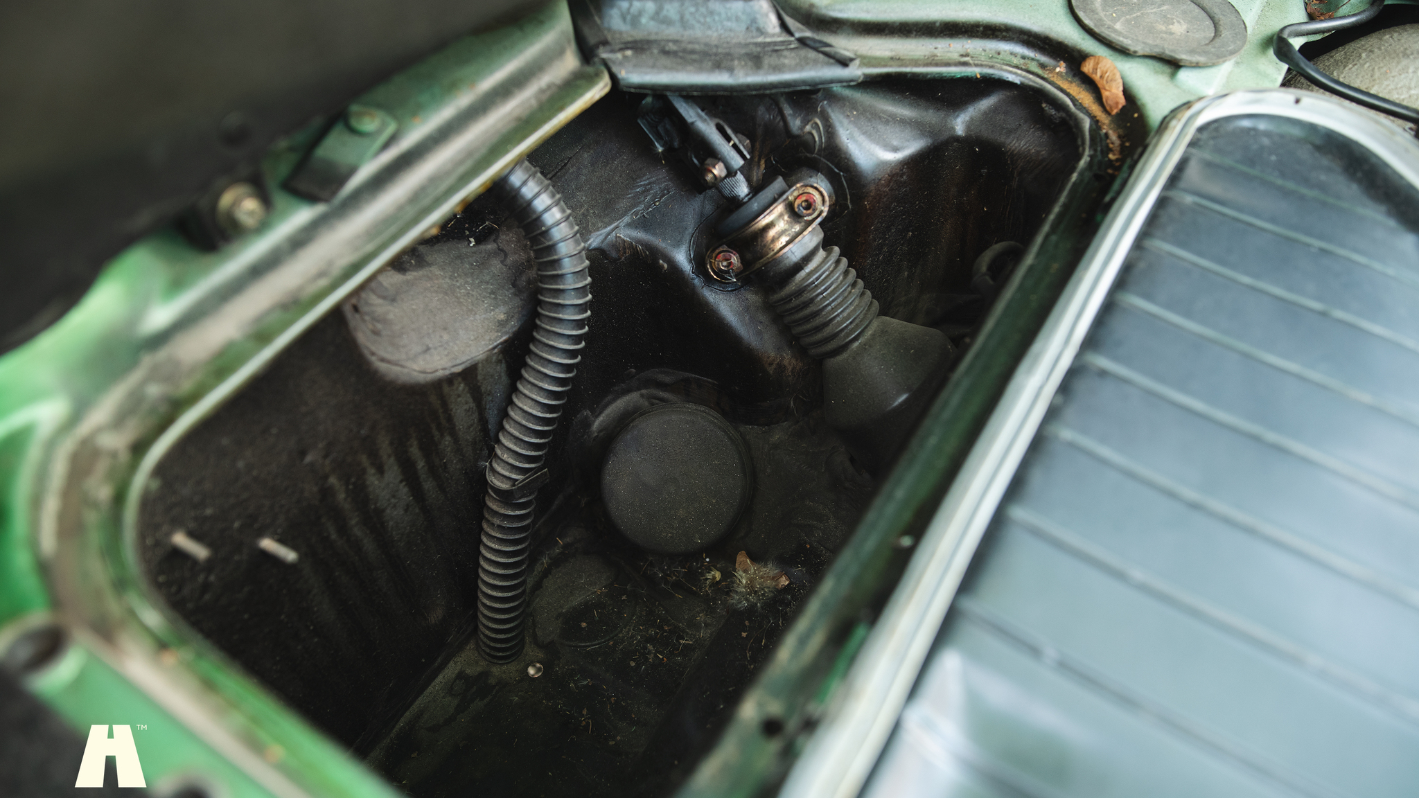 Interiörbild 1976 Porsche 911 Targa