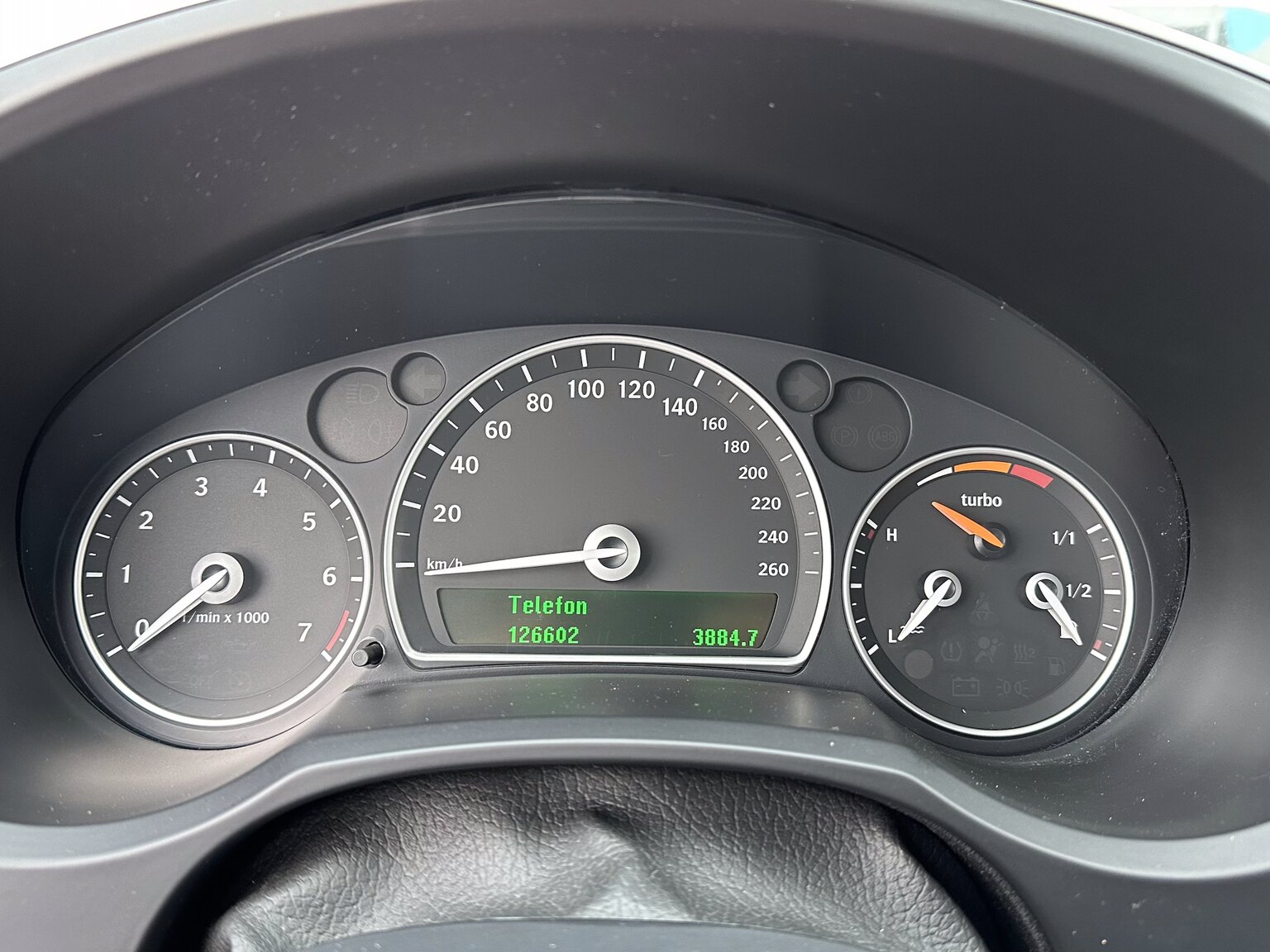 Interiörbild 2008 Saab 9-3 Turbo X