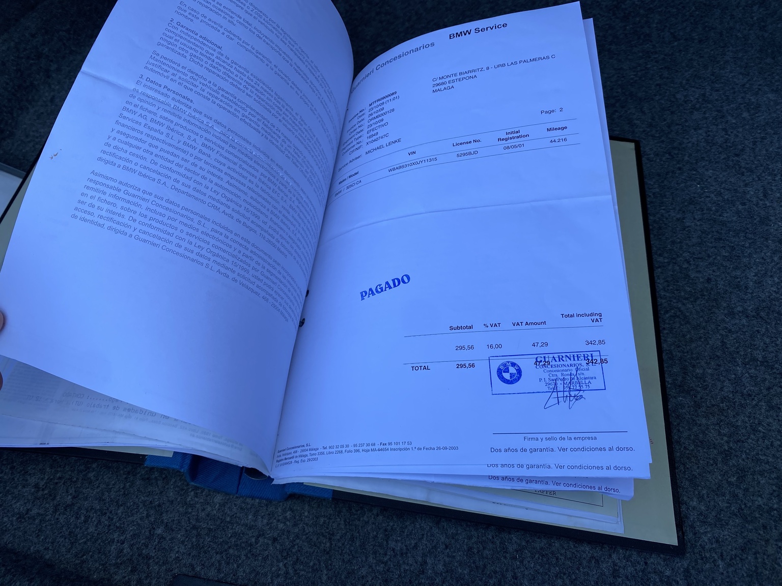 Documentation for 2001 BMW E46 325 Cabriolet (48)