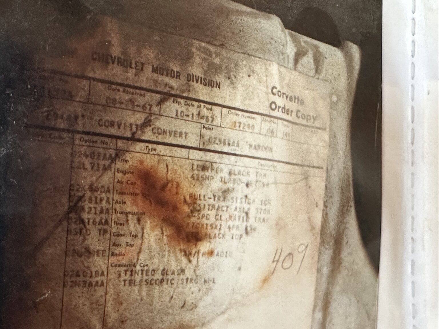 Dokumentation, 1968 Chevrolet Corvette 427ci / 435hp (22)