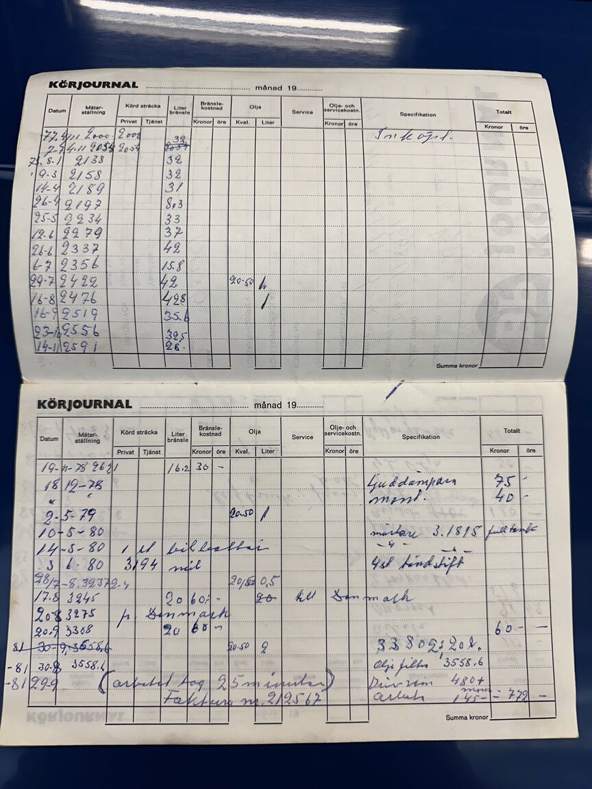 Documentation for 1974 DAF 66 Sedan 1.1