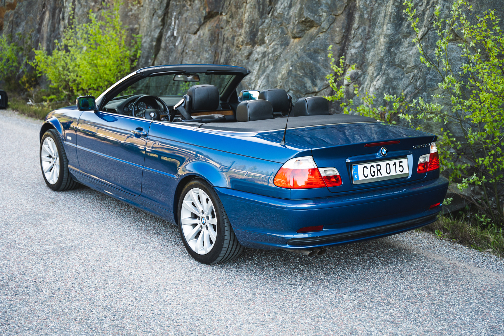 Exteriörbild på 2001 BMW E46 325 Cabriolet