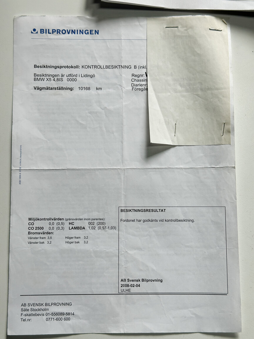 Documentation for 2005 BMW X5 4.8iS E53 LCI