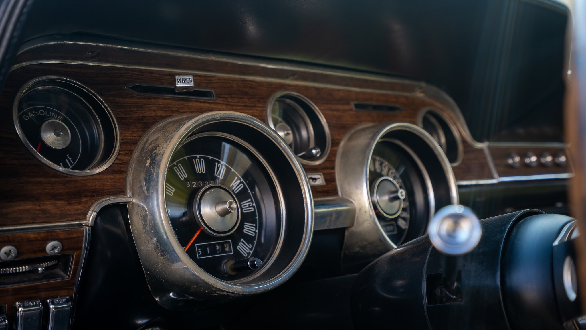 Interiörbild 1968 Ford Mustang GTA S-Code