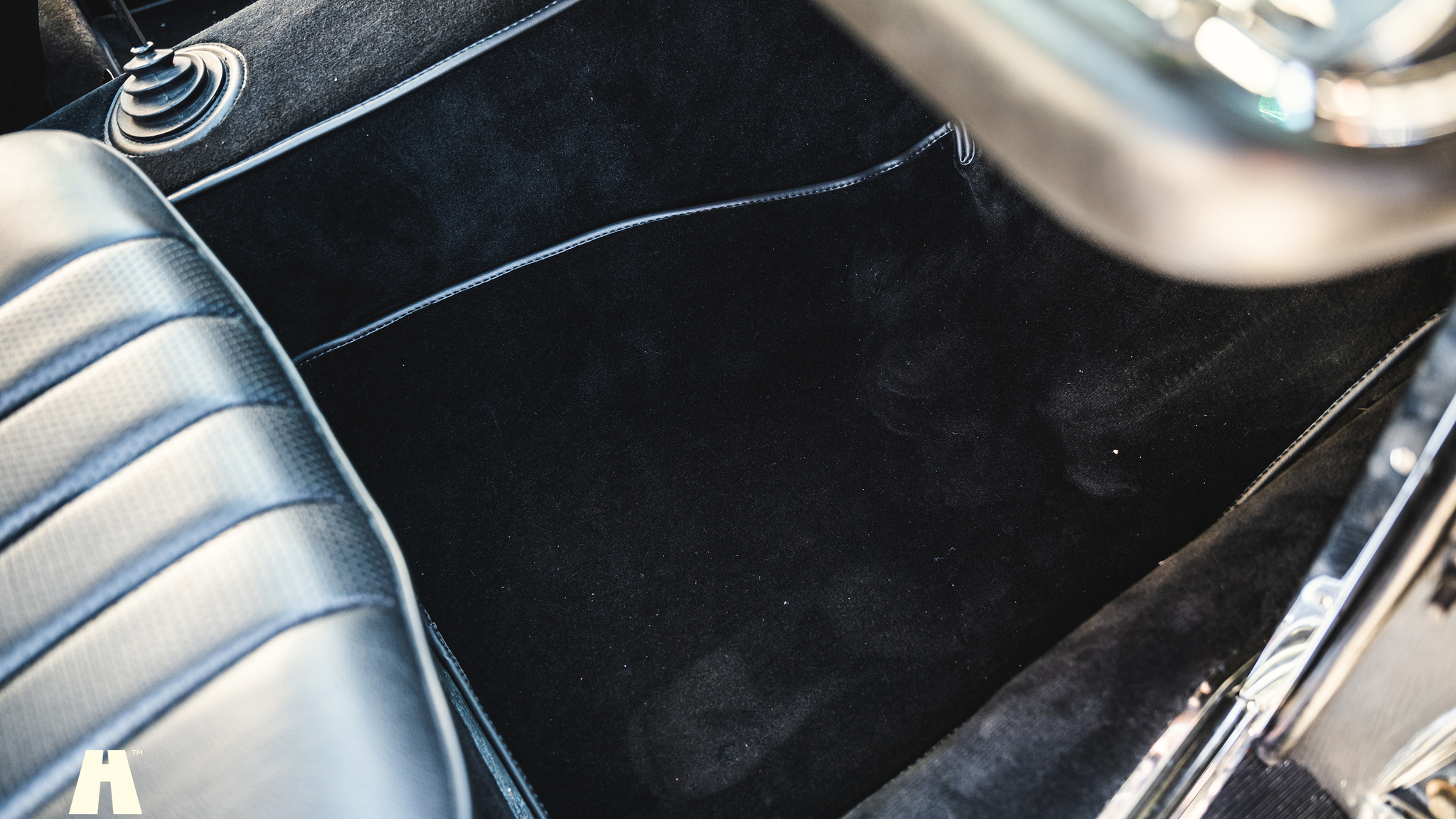 Innenraumfoto von 1970 Mercedes 280 SL Pagoda (48)