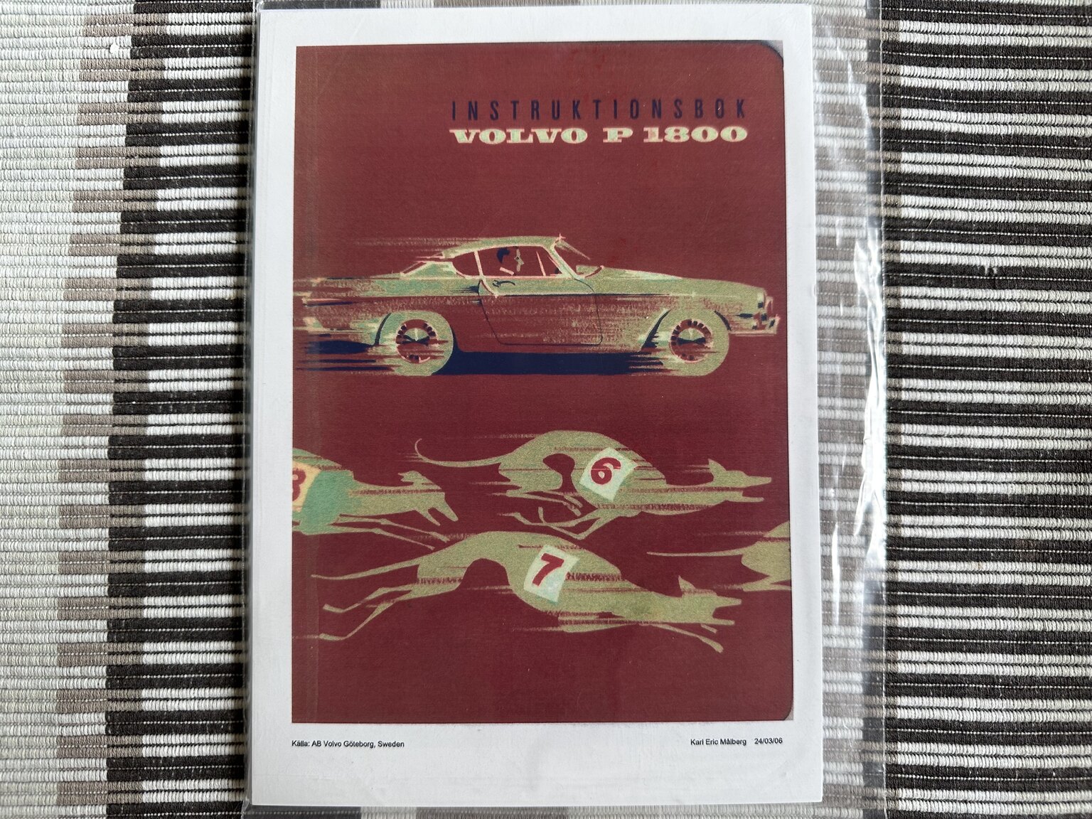 Documentation for 1964 Volvo P 1800 S