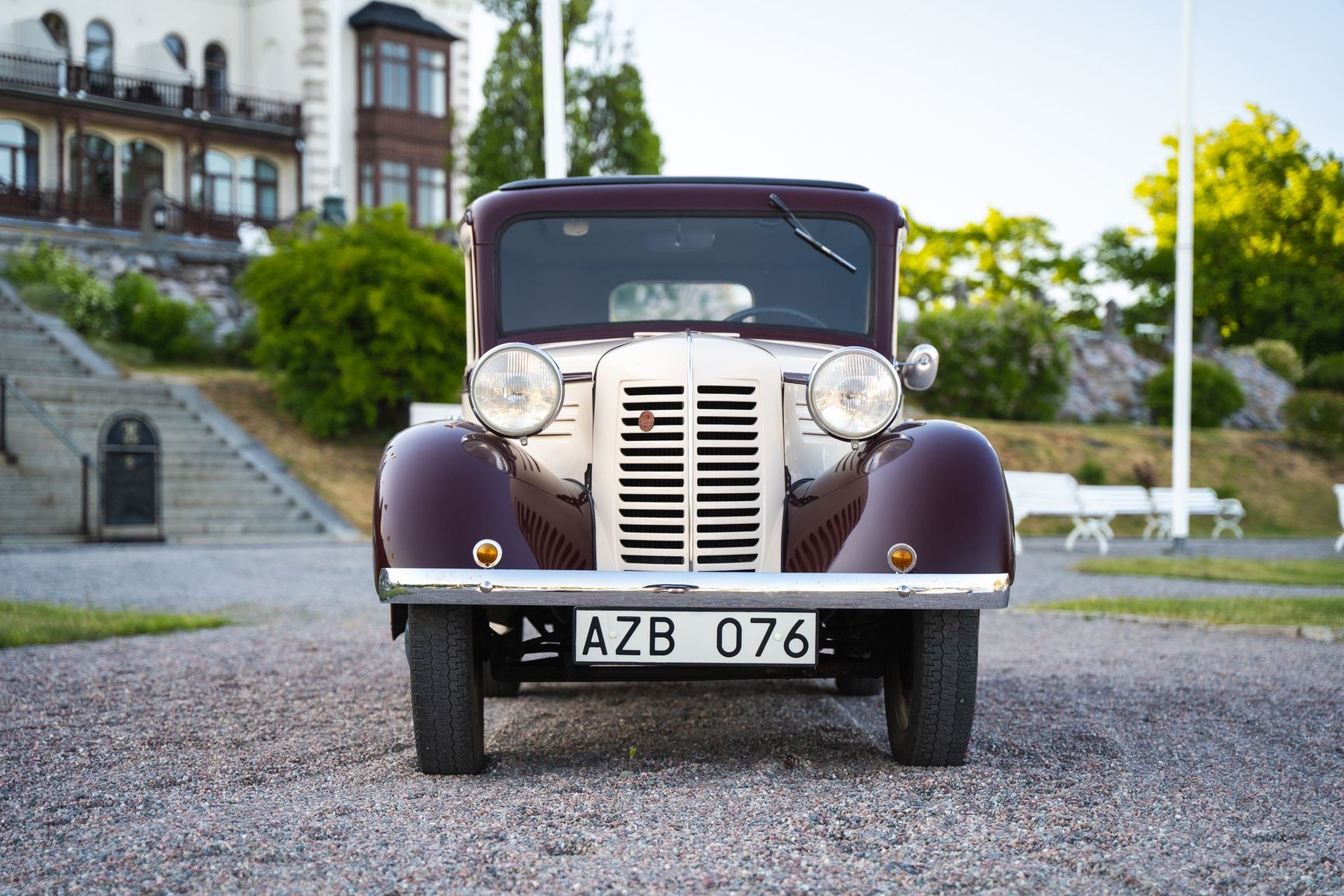 Exteriörbild på 1938 American Bantam Model 30 Coupé