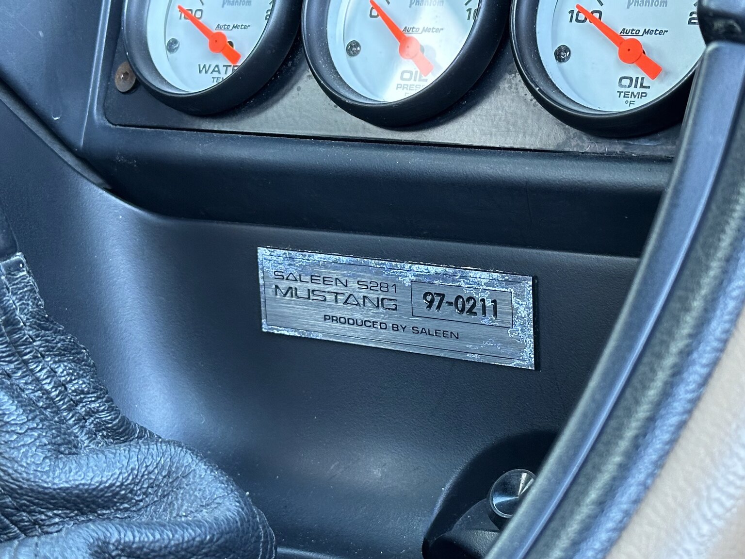 Interior image of 1997 Ford Mustang Saleen S-281 Cobra
