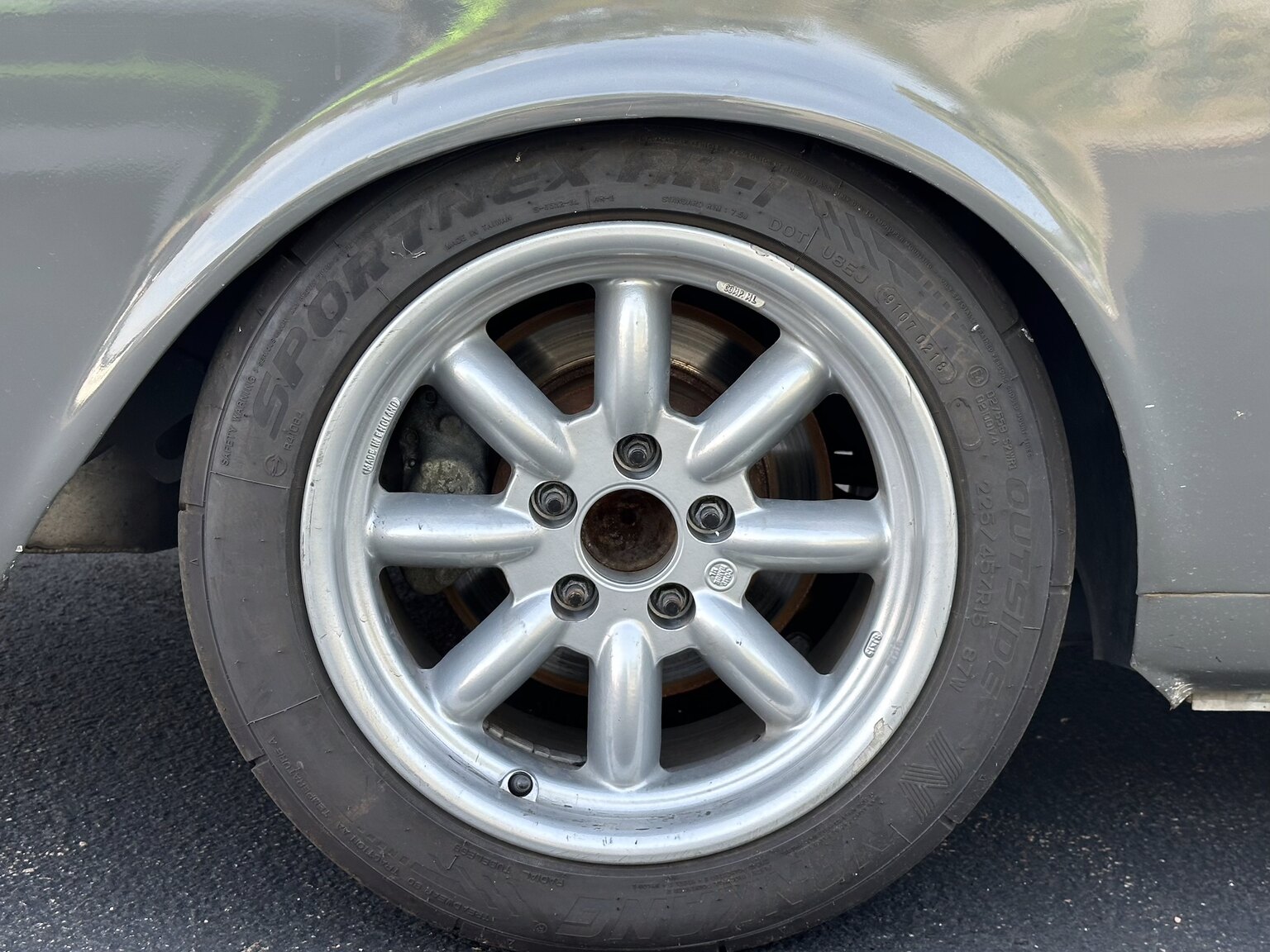Exterior image of 1969 Volvo 142 race car