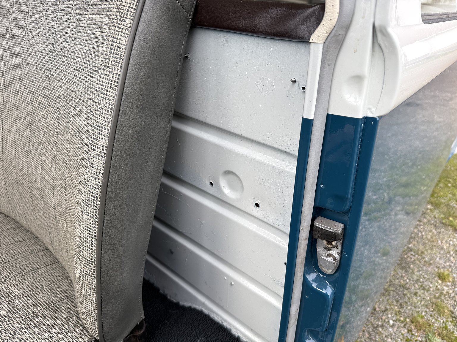 Interiörbild 1967 Volkswagen T1 Kleinbus