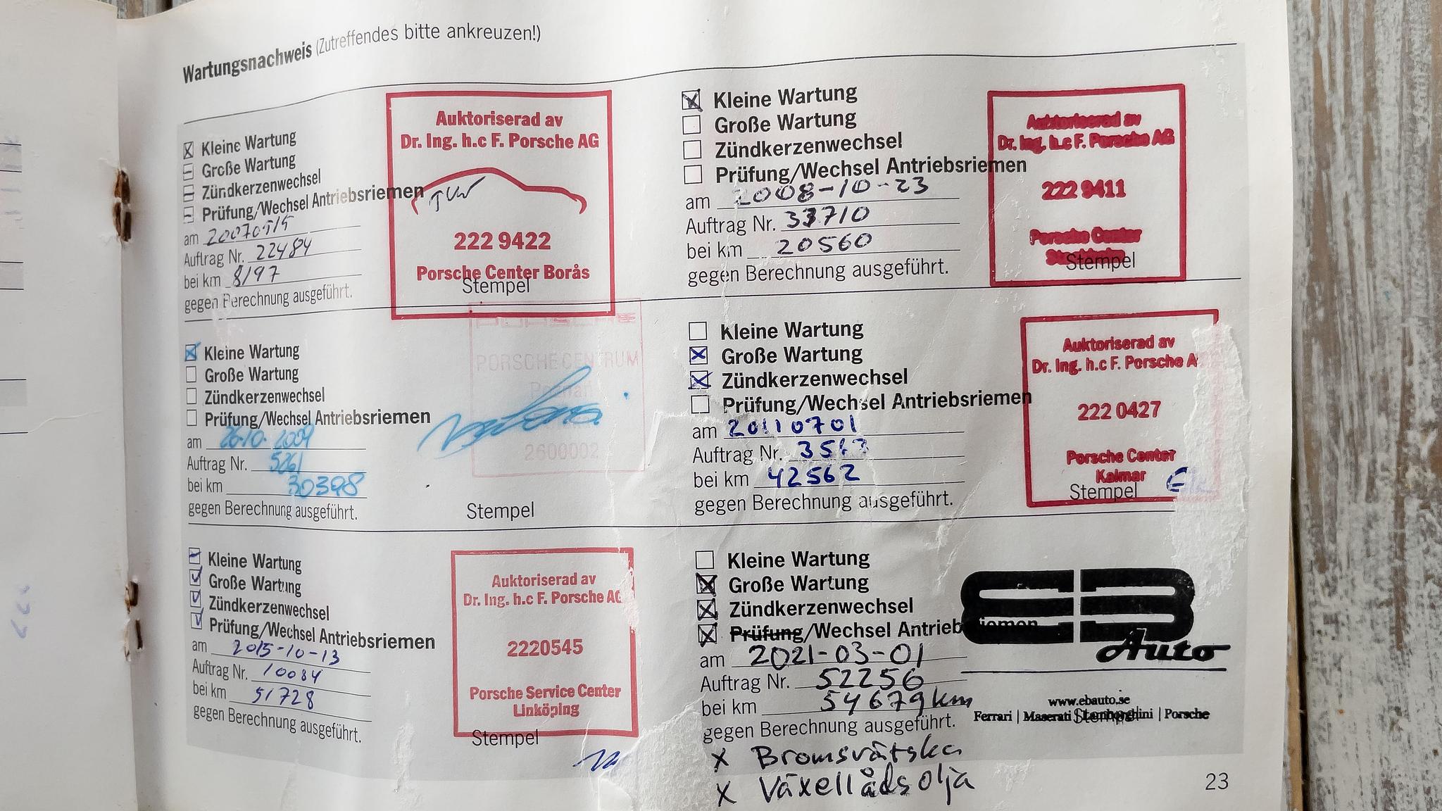 Documentation for 2007 Porsche 997 GT3 Gen 1  (6)
