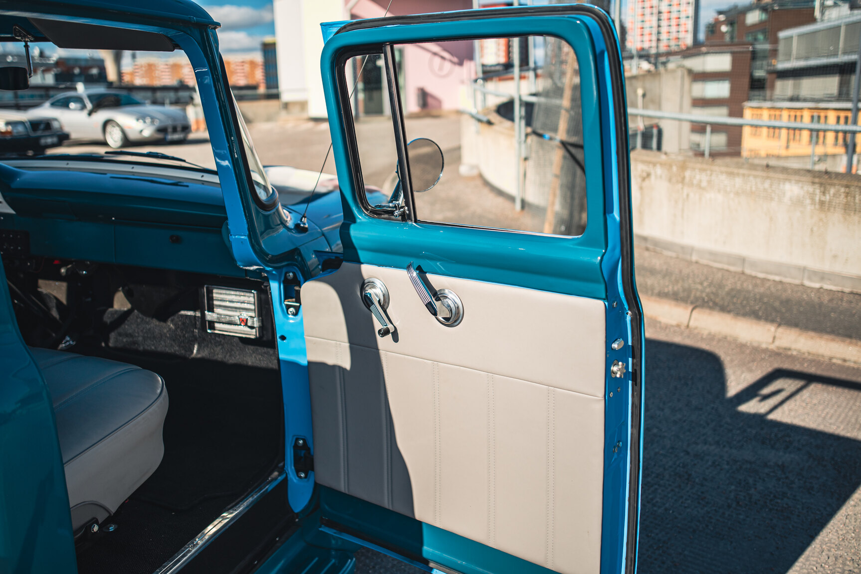 Interiörbild 1956 FORD F100 Electric