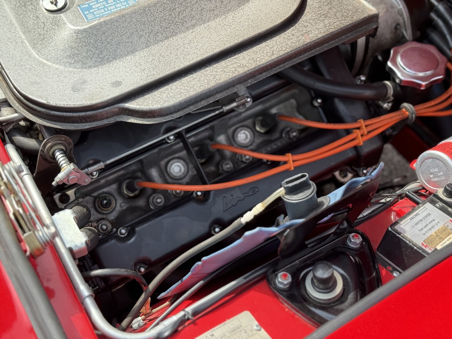 Image of 1968 Fiat Dino Spider mechanics