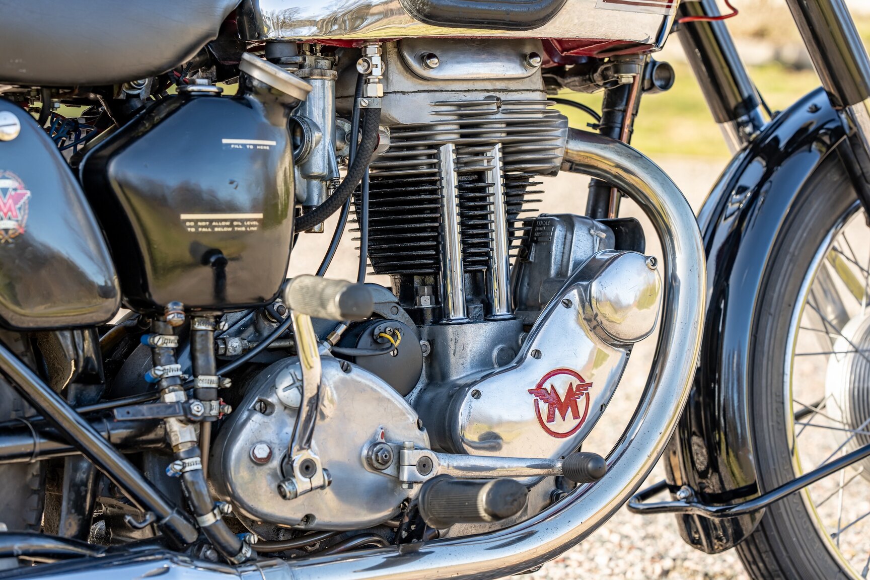 1954 MATCHLESS 500CC G80S (9), Mekanik
