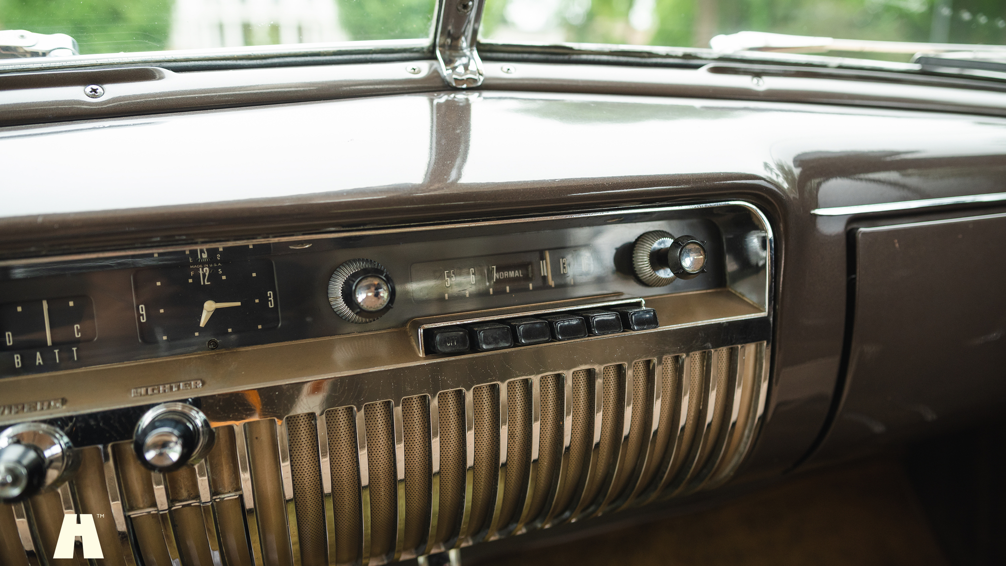 Interior image of 1950 Mercury Eight Sport Sedan