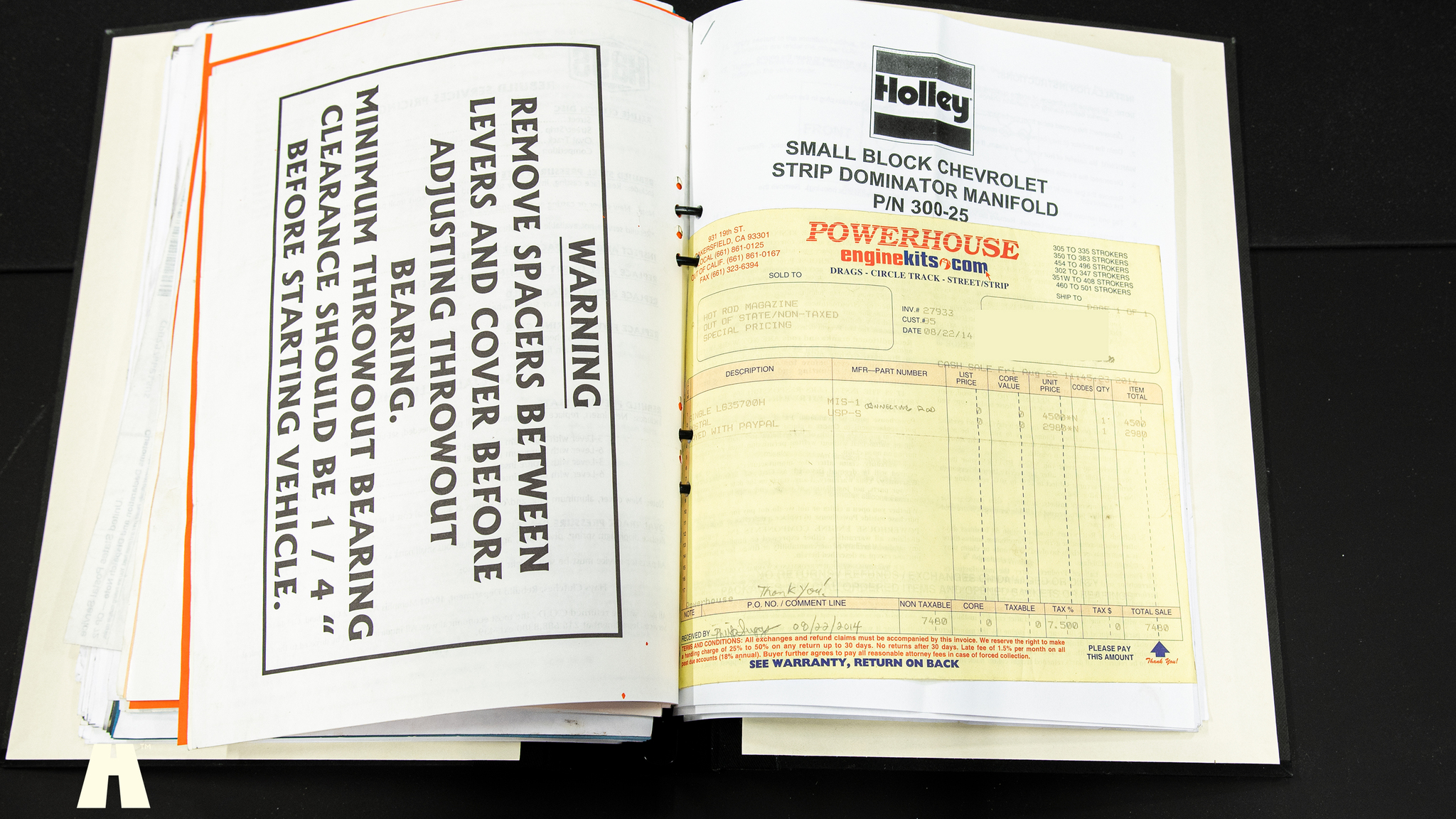 Documentation for 1968 Chevrolet Camaro Resto