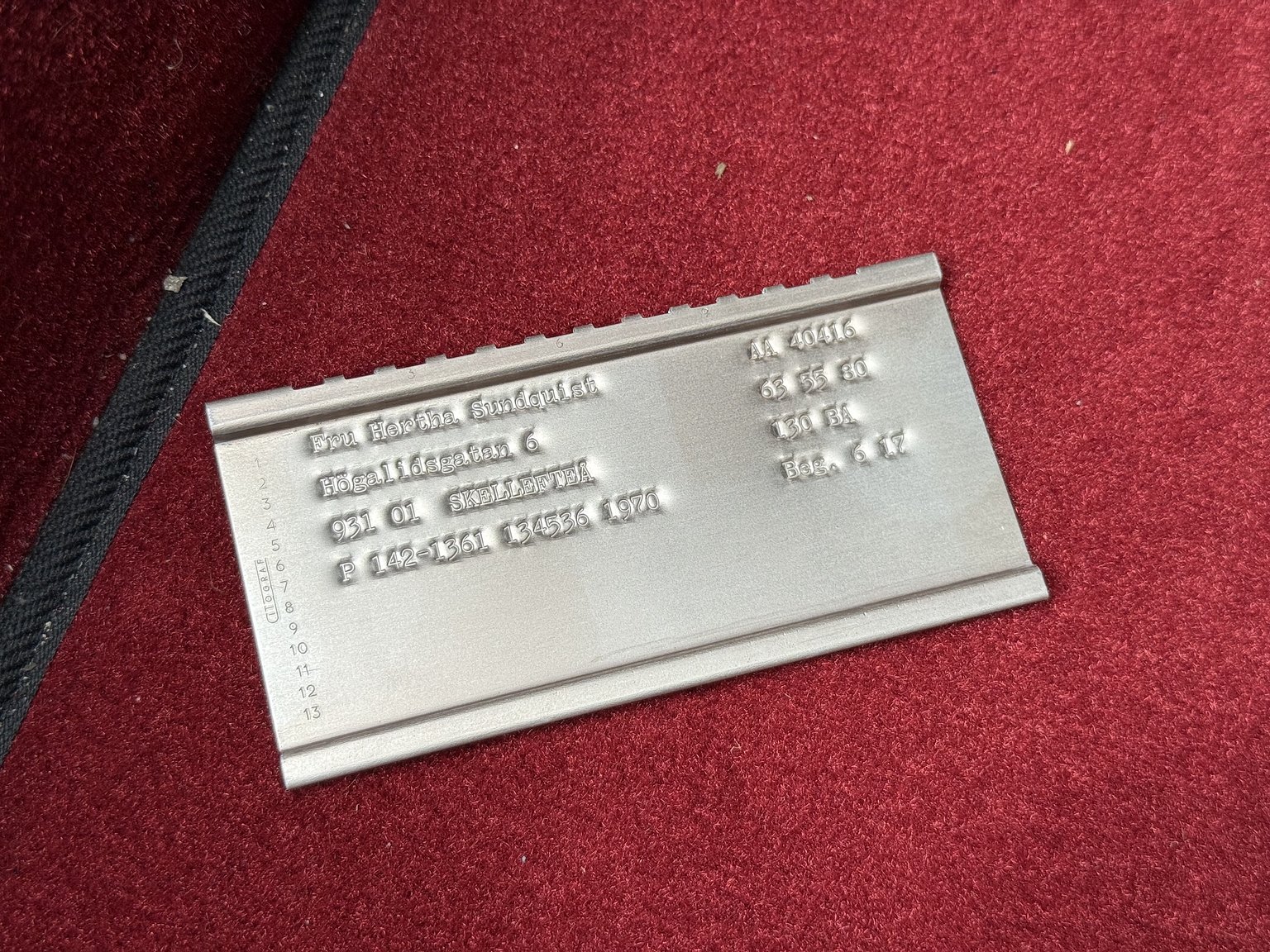 Interior image of 1970 Volvo 142 Automatic