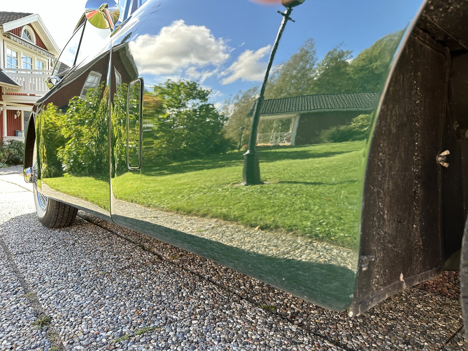 Exteriörbild på 1958 Jaguar XK150