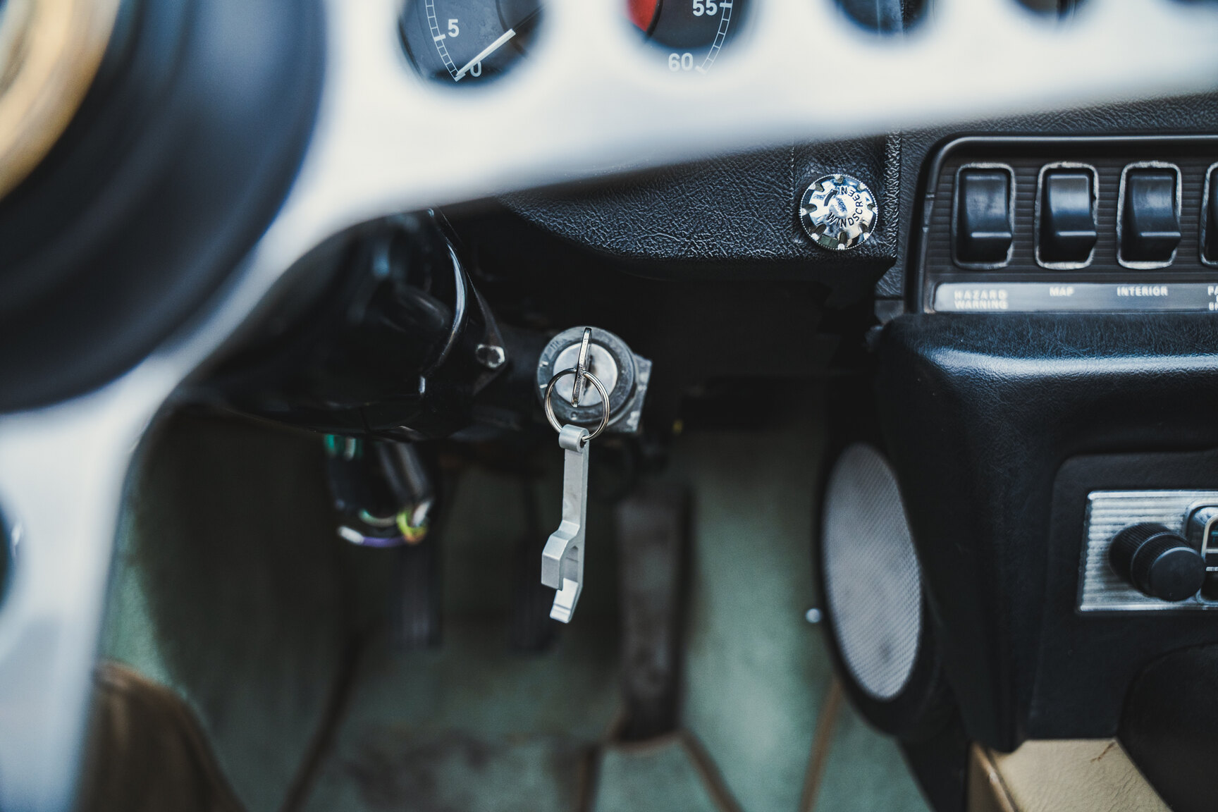 Interiörbild 1970 Jaguar E-Type Roadster