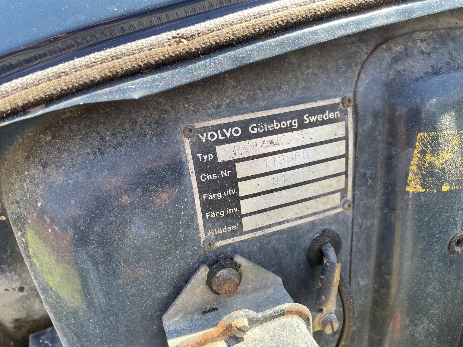 1956 Volvo PV 444, Mekanik