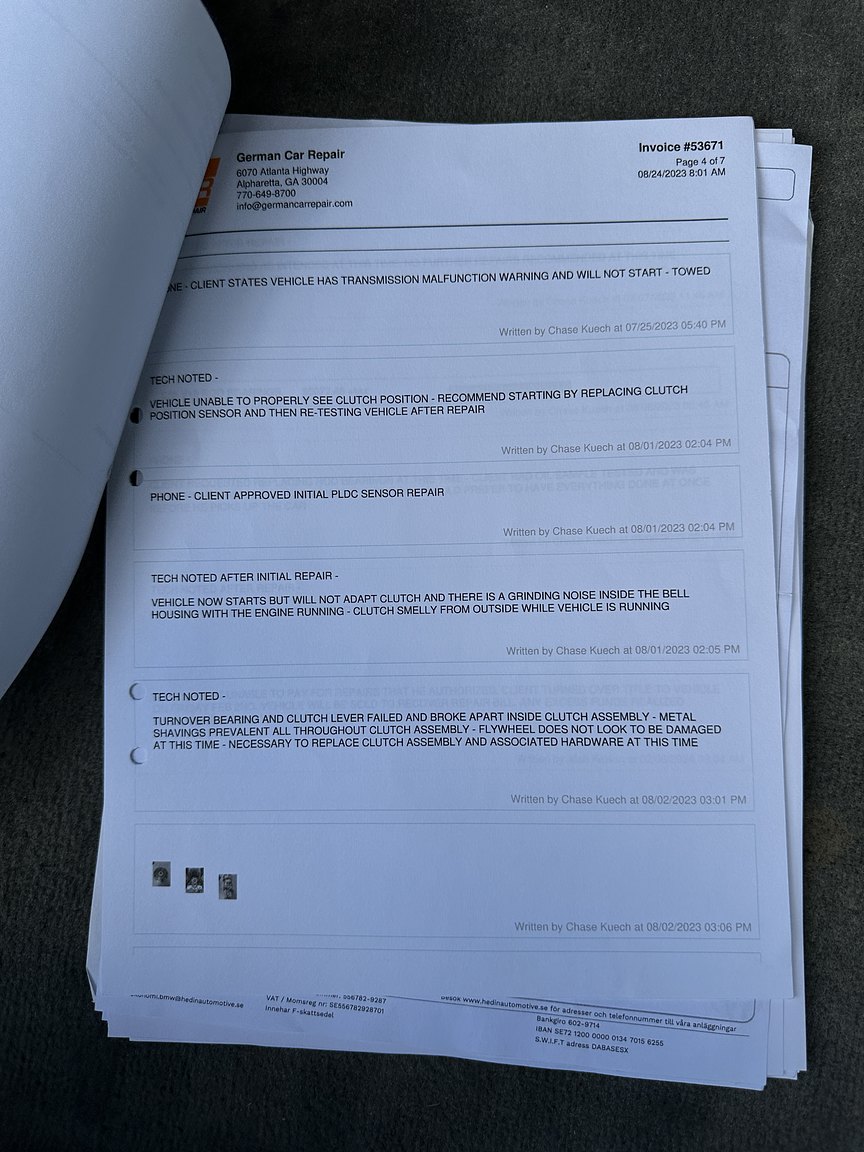 Documentation for 2006 BMW E60 M5