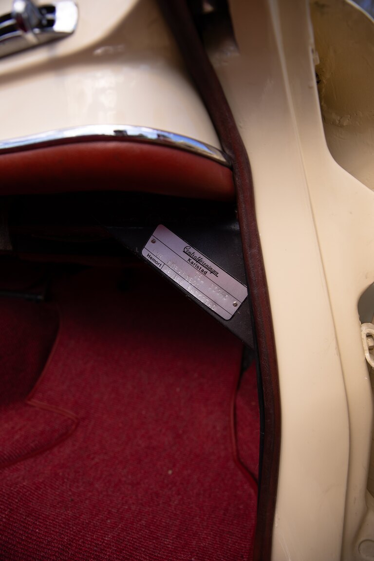 Innenraumfoto von 1958 Mercedes-Benz 190SL