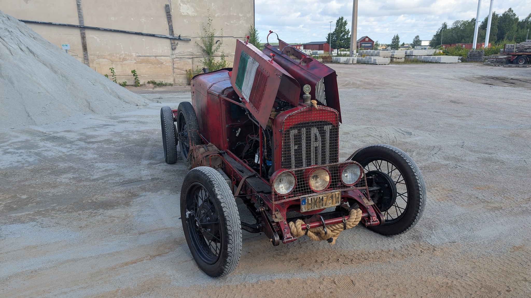 Image of 1929 FIAT 321C (521c) "Flying Fiona" mechanics