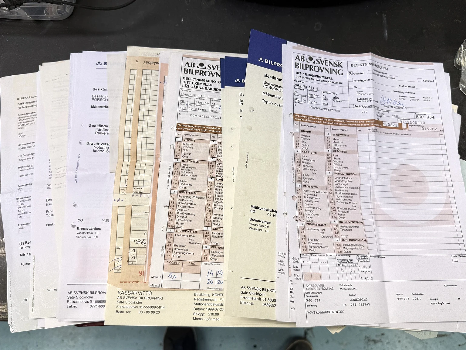 Dokumentation, 1971 Porsche 911 S  (5)
