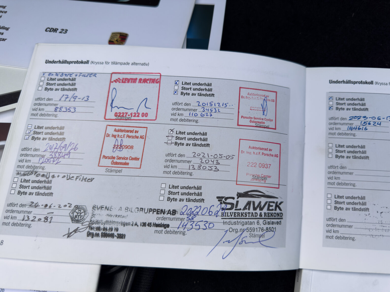 Dokumentation för 2004 Porsche 911 Carrera 4