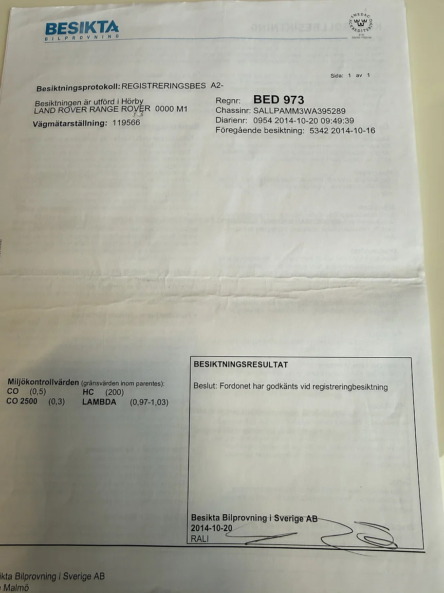 Dokumentation, 1998 Land Rover Range Rover P38 (20)