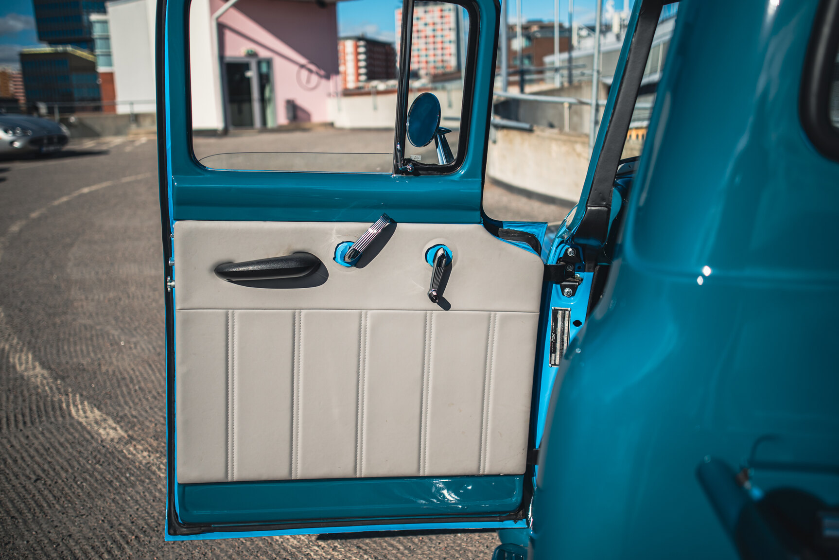 Interiörbild 1956 FORD F100 Electric