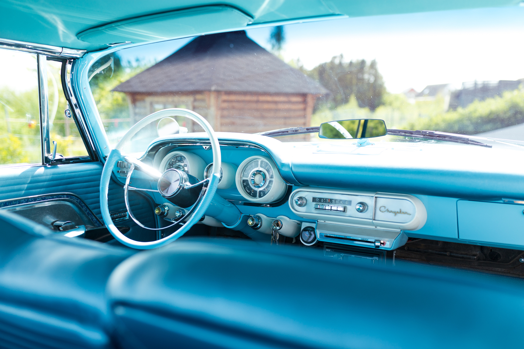 Interiörbild 1957 Chrysler New Yorker