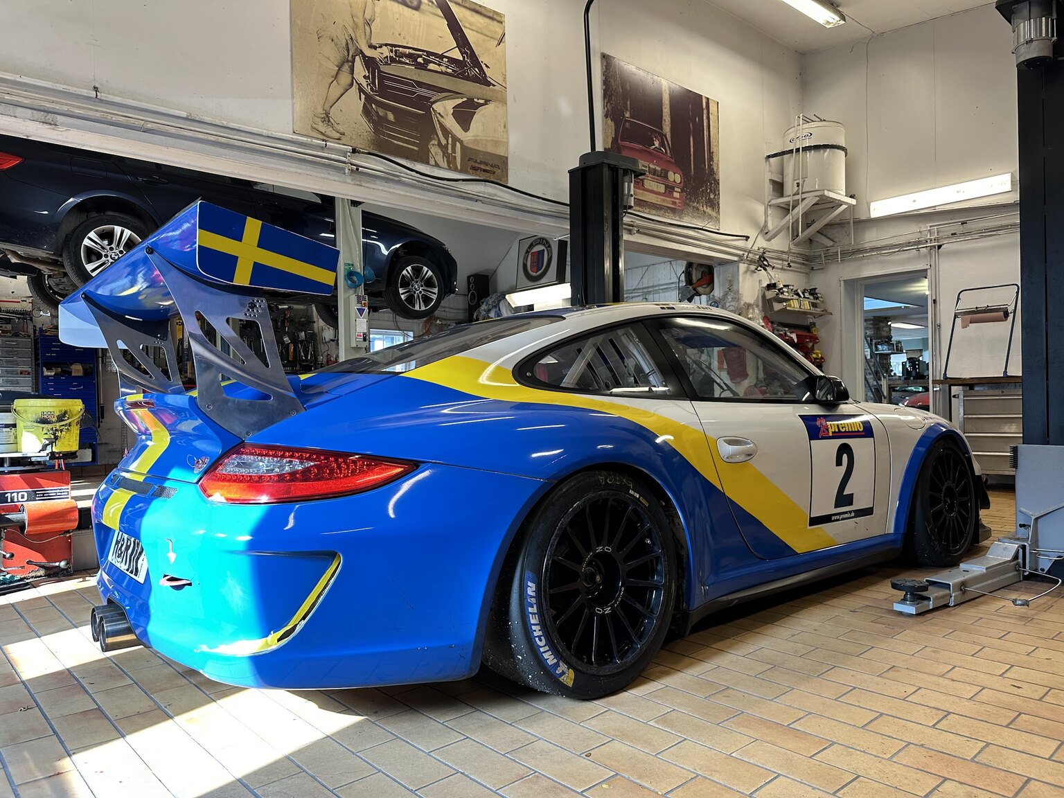 Exteriörbild på Porsche 997 Cup
