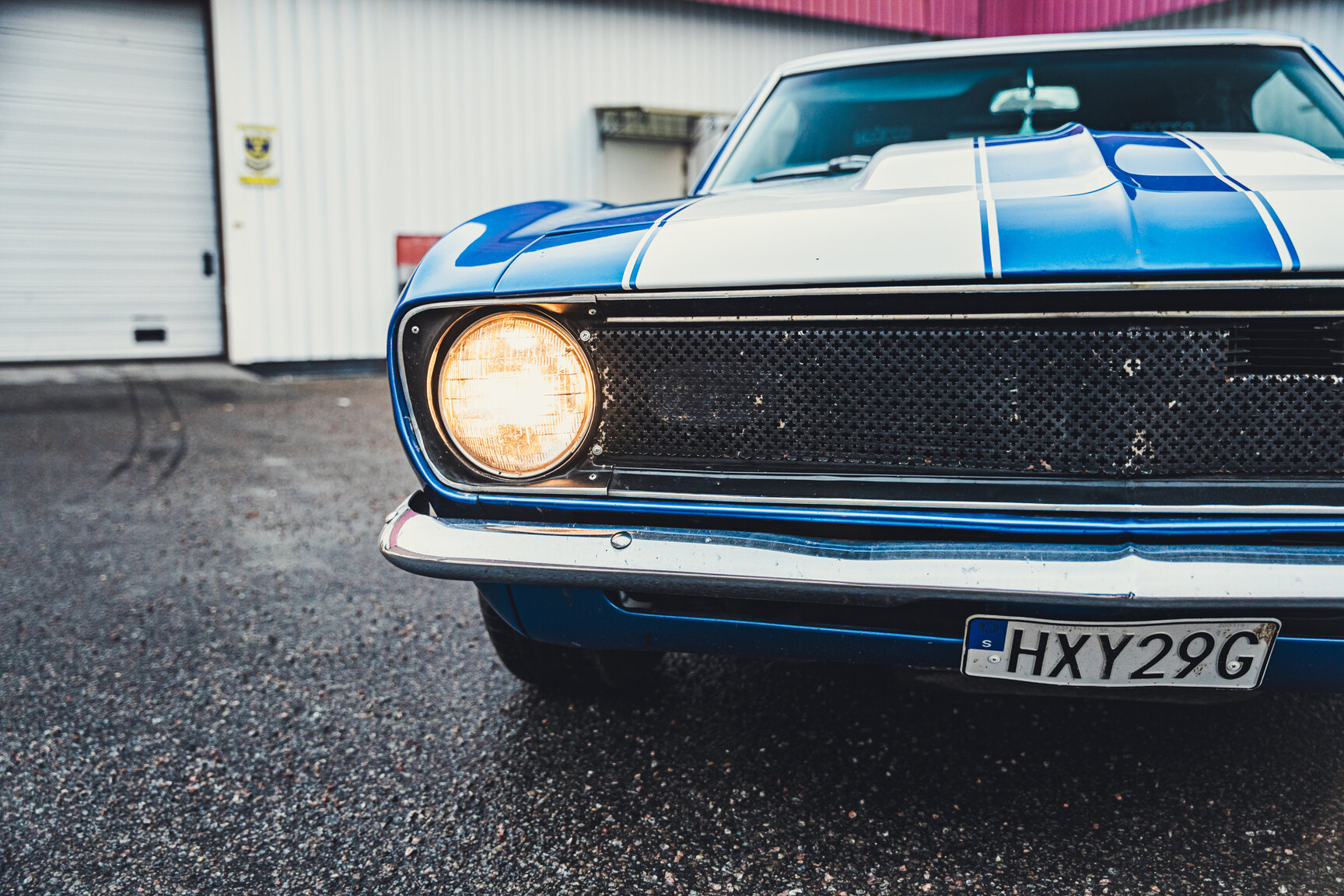Exteriörbild på 1968 Chevrolet Camaro - Ett sista race
