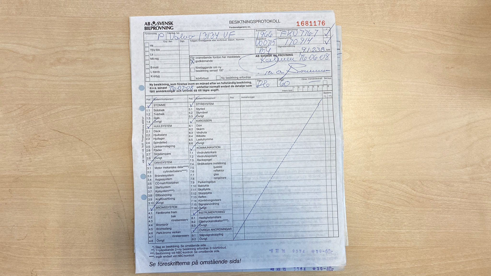 Documentation for 1966 Volvo Amazon (59)