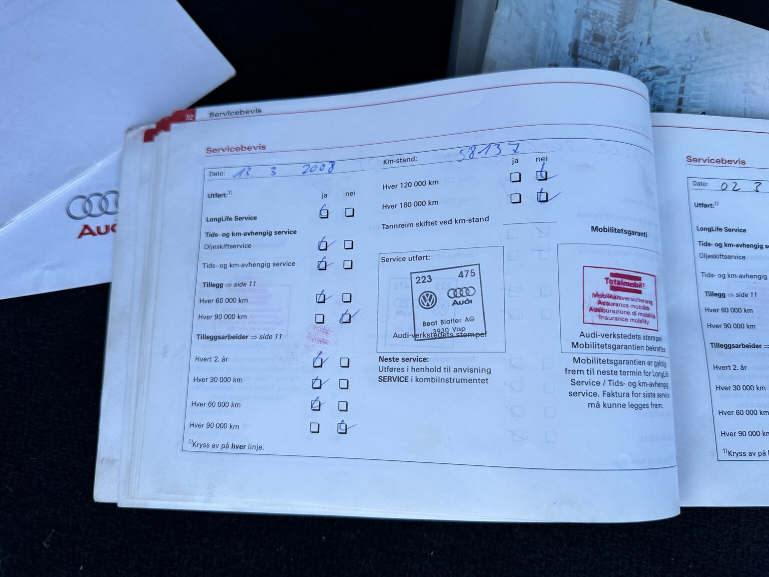 Documentation for 2003  Audi RS6 C5