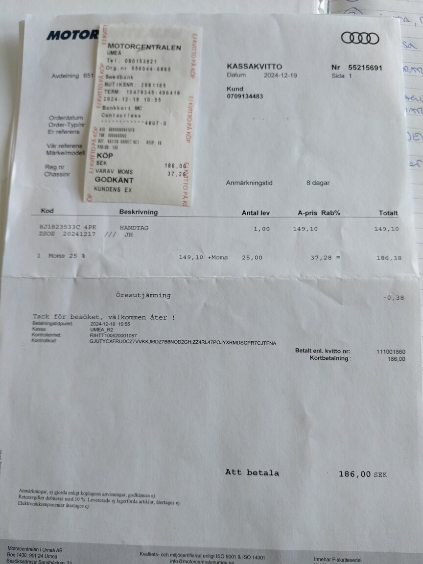 Documentation for 2009 Audi TTS Roadster