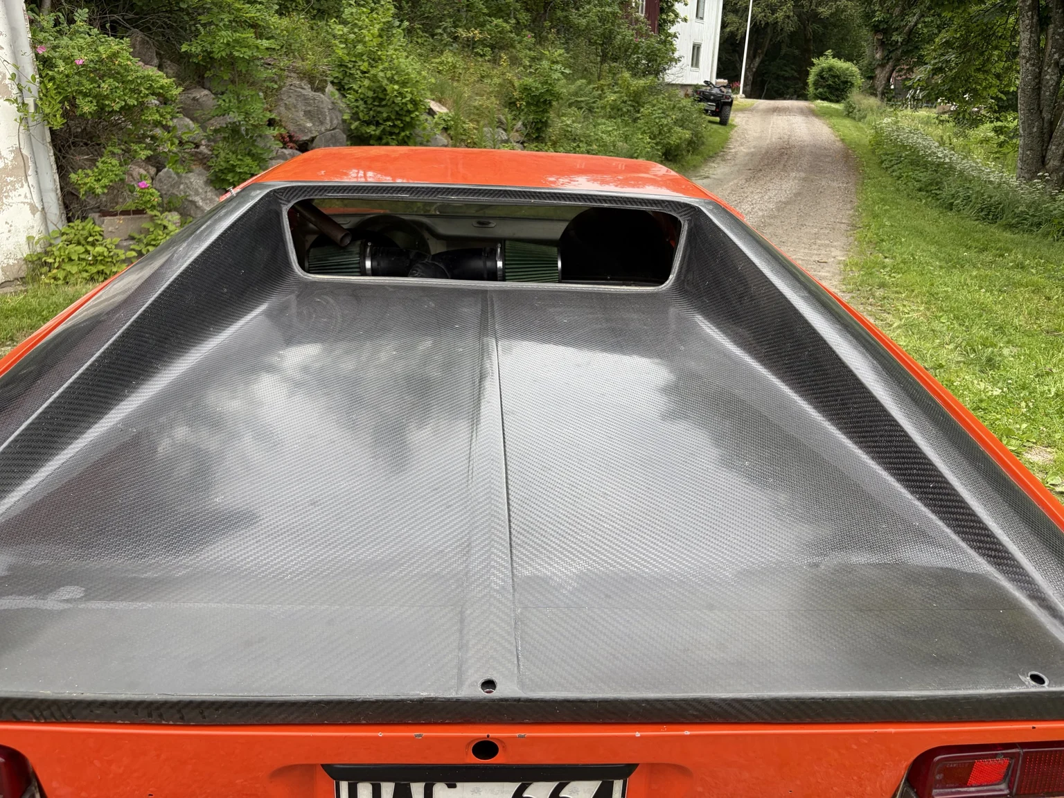 Exteriörbild på 1972 De Tomaso Pantera LS Restomod (43)