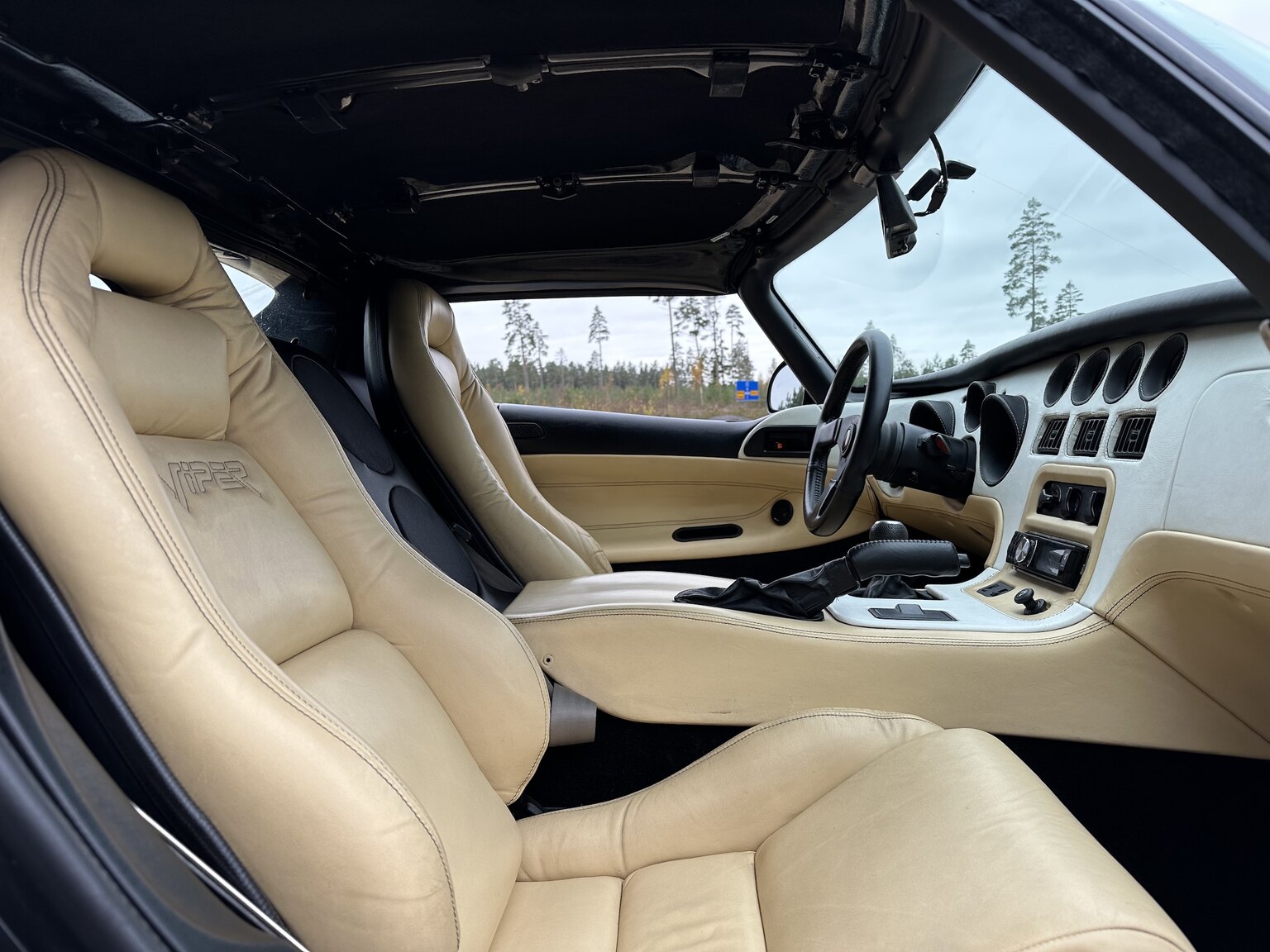 Interiörbild 1994 Chrysler Viper RT/10